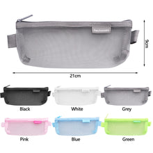 Load image into Gallery viewer, Large Capacity Stationery Transparent Mesh Pencil Case Office School Supplies Makeup Bag Organizer with Zipper