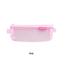 Load image into Gallery viewer, Large Capacity Stationery Transparent Mesh Pencil Case Office School Supplies Makeup Bag Organizer with Zipper