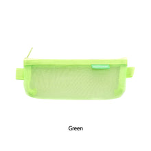 Load image into Gallery viewer, Large Capacity Stationery Transparent Mesh Pencil Case Office School Supplies Makeup Bag Organizer with Zipper