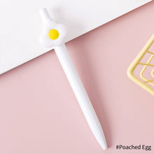 Load image into Gallery viewer, Cute Rabbit Flower Poached Egg Black Ink 0.38mm Gel Pens Signature Writing Pen for Kids Stationery Student School Supplies