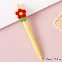 Load image into Gallery viewer, Cute Rabbit Flower Poached Egg Black Ink 0.38mm Gel Pens Signature Writing Pen for Kids Stationery Student School Supplies