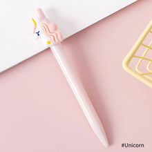 Load image into Gallery viewer, Cute Rabbit Flower Poached Egg Black Ink 0.38mm Gel Pens Signature Writing Pen for Kids Stationery Student School Supplies