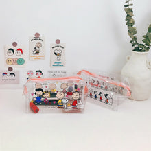 Load image into Gallery viewer, Fluffy Ins Transparent Pencil Transparent Case Large Transparent Plastic Pencil Case Large Capacity Storage Box