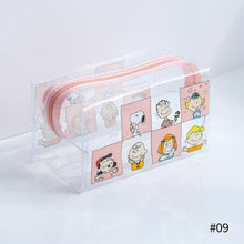 Load image into Gallery viewer, Fluffy Ins Transparent Pencil Transparent Case Large Transparent Plastic Pencil Case Large Capacity Storage Box