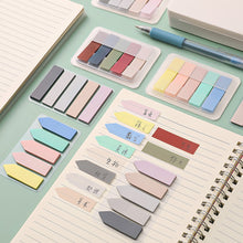 Load image into Gallery viewer, 100Sheets/pack Page Marker Colorful Notes Flag Memo Stickers Sticky Notes Index Label Sticker Page Marker Stationery School Office Supplies