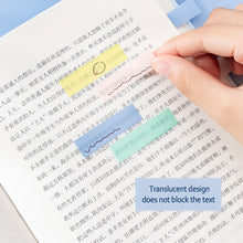 Load image into Gallery viewer, 100Sheets/pack Page Marker Colorful Notes Flag Memo Stickers Sticky Notes Index Label Sticker Page Marker Stationery School Office Supplies