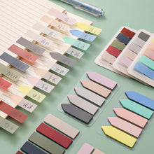 Load image into Gallery viewer, 100Sheets/pack Page Marker Colorful Notes Flag Memo Stickers Sticky Notes Index Label Sticker Page Marker Stationery School Office Supplies