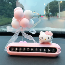 Load image into Gallery viewer, Car License Plate Temporary Parking Card Temporary Stop Sign Phone Number Plate Hidden Switch Auto Interior Accessories