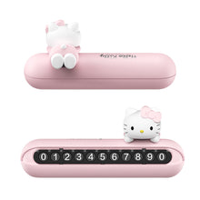 Load image into Gallery viewer, Car License Plate Temporary Parking Card Temporary Stop Sign Phone Number Plate Hidden Switch Auto Interior Accessories