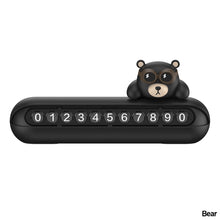 Load image into Gallery viewer, Car License Plate Temporary Parking Card Temporary Stop Sign Phone Number Plate Hidden Switch Auto Interior Accessories
