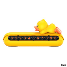 Load image into Gallery viewer, Car License Plate Temporary Parking Card Temporary Stop Sign Phone Number Plate Hidden Switch Auto Interior Accessories