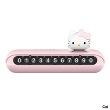 Load image into Gallery viewer, Car License Plate Temporary Parking Card Temporary Stop Sign Phone Number Plate Hidden Switch Auto Interior Accessories