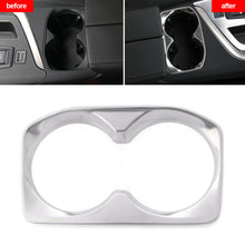 Load image into Gallery viewer, Car Interior Cup Holder Matte Chrome Trim Cover Styling For Peugeot 4008 5008 3008 GT 2017 2018 Accessories For Left Hand Driver