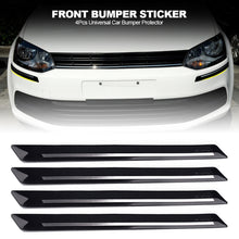 Load image into Gallery viewer, 4Pcs Universal Car Bumper Protector Silane Guard Strips Sticker Front Rear Bumper Protector Rubber