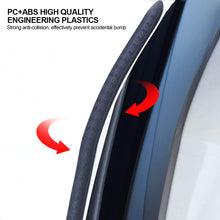Load image into Gallery viewer, 4Pcs Universal Car Door Edge Protection Rubber Auto Bumper Protector Guard Scratch Sticker White Black Trim 40X1cm