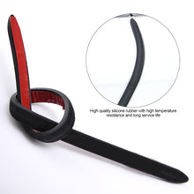 Load image into Gallery viewer, 4Pcs Universal Car Door Edge Protection Rubber Auto Bumper Protector Guard Scratch Sticker White Black Trim 40X1cm