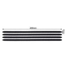 Load image into Gallery viewer, 4Pcs Universal Car Door Edge Protection Rubber Auto Bumper Protector Guard Scratch Sticker White Black Trim 40X1cm