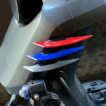Load image into Gallery viewer, 2Pcs Universal Motorcycle Winglet Aerodynamic Spoiler Wing with Adhesive Decoration Sticker
