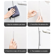 Load image into Gallery viewer, 4Pcs Car Door Protector Transparent Silicone Auto Edge Corner Guard Protective Bumper Stickers Door Protector