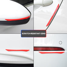 Load image into Gallery viewer, 6Pcs Car Door Guard Edge Protector Rubber Anti-collision Strip Auto Rearview Mirror Protection Sticker Front Rear Bumper