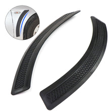 Load image into Gallery viewer, 2Pcs Car Fender Flare Vents Door Fender Vent Sticker Anti-collision Strip Rubber Protector