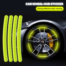 Load image into Gallery viewer, 20Pcs Car Wheel Hub Sticker High Reflective Stripes Tape For Bike Motorcycle Personality Decorative Accessories