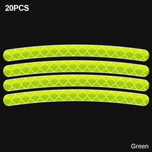 Load image into Gallery viewer, 20Pcs Car Wheel Hub Sticker High Reflective Stripes Tape For Bike Motorcycle Personality Decorative Accessories