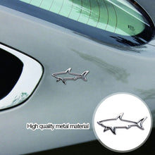 Load image into Gallery viewer, Car Styling Sticker Hollow Shark Badge Decals Automobiles 3D Metal Accessories