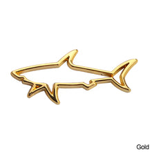 Load image into Gallery viewer, Car Styling Sticker Hollow Shark Badge Decals Automobiles 3D Metal Accessories