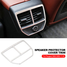 Load image into Gallery viewer, Car Interior Armrest Rear Air Conditioner Vent Outlet Frame Decoration Cover Trim For Peugeot 3008 4008 5008 GT 2016 2017