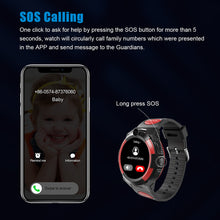 Load image into Gallery viewer, 4G Children's Smartwatch GPS+WiFi+LBS Location Tracker HD Touch Screen Waterproof Clock Dual Camera Kids Watches