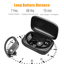 Load image into Gallery viewer, Wireless Bluetooth-compatible Earphone 5.0 LED Digital Display Ear-hanging Sports Waterproof Hifi Stereo HD Calling Headsets
