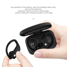 Load image into Gallery viewer, Wireless Bluetooth-compatible Earphone 5.0 LED Digital Display Ear-hanging Sports Waterproof Hifi Stereo HD Calling Headsets