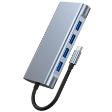 Load image into Gallery viewer, 11 in 1 HUB3.0 Type-C Docking Station USB-C Converter 3.5MM AUX Multi-interface Adapter 4K HDMI Dock Station PC Laptop Splitterg CVC Noise Reduction Headsets
