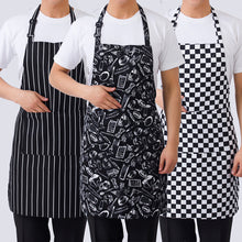 Load image into Gallery viewer, Kitchen Apron Household Oil-Proof Coffee Chef Hand Wipe Apron With Big Pocket Women Baking BBQ Accessories