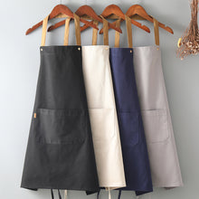 Load image into Gallery viewer, Kitchen Apron Household Oil-Proof Coffee Chef Hand Wipe Apron With Big Pocket Women Baking BBQ Accessories