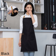 Load image into Gallery viewer, Kitchen Apron Household Oil-Proof Coffee Chef Hand Wipe Apron With Big Pocket Women Baking BBQ Accessories
