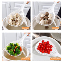 Load image into Gallery viewer, Large Strainer Colander Heat Resistant Long Handle Dumpling Noodles Scoop Skimmer Dumpling Filter Spoon Kitchen Giant Size