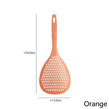 Load image into Gallery viewer, Large Strainer Colander Heat Resistant Long Handle Dumpling Noodles Scoop Skimmer Dumpling Filter Spoon Kitchen Giant Size