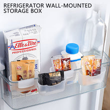 Load image into Gallery viewer, 2Pcs Refrigerator Storage Box Hanging Transparent Storage Rack Kitchen Hidden Storage Holder Shelf Sauce Bag