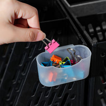 Load image into Gallery viewer, 2Pcs Refrigerator Storage Box Hanging Transparent Storage Rack Kitchen Hidden Storage Holder Shelf Sauce Bag