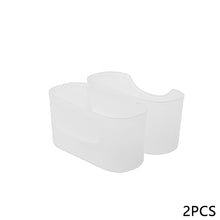 Load image into Gallery viewer, 2Pcs Refrigerator Storage Box Hanging Transparent Storage Rack Kitchen Hidden Storage Holder Shelf Sauce Bag