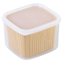 Load image into Gallery viewer, Square Drain Sealed Box Ginger Garlic Onion Food Vegetable 2 in1 Container Storage Fridge Box Durable Kitchen Fresh-keeping Box