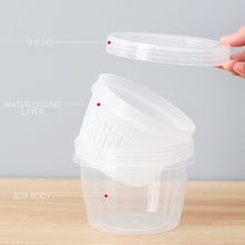 Load image into Gallery viewer, Ginger Garlic Storage Box Round Drain Sealed Box Ginger Garlic Onion Food Vegetable Storage Fridge Box Kitchen Fresh-keeping Box