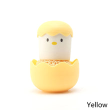 Load image into Gallery viewer, Kitchen Cartoon Eggshell Fiber Ball Pot Brush Washing Pot Brush with Handle Chicken Dishes Fiber Ball Cleaning Brush