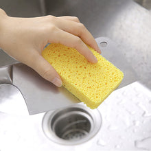Load image into Gallery viewer, Magic Wood Pulp Dishwashing Sponge Compressed Reusable Sponge Bowl Brush Towel Dishcloth Kitchen Household Cleaning