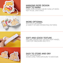 Load image into Gallery viewer, Magic Wood Pulp Dishwashing Sponge Cartoon Compressed Reusable Sponge Bowl Brush Towel Dishcloth Kitchen Household Cleaning