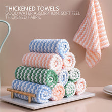 Load image into Gallery viewer, Household Super Absorbent Microfiber Kitchen Wave Washing Dish Bowl Cloth Clean Hand Towel Kitchen Dishcloth