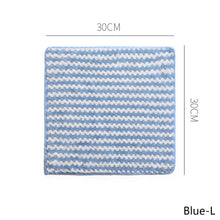 Load image into Gallery viewer, Household Super Absorbent Microfiber Kitchen Wave Washing Dish Bowl Cloth Clean Hand Towel Kitchen Dishcloth