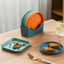 Load image into Gallery viewer, (5+1 Set) Home Dining Kitchen Small Plates Home Furnishing Bones Square Plate Disc Home Daily Use Snack Tray